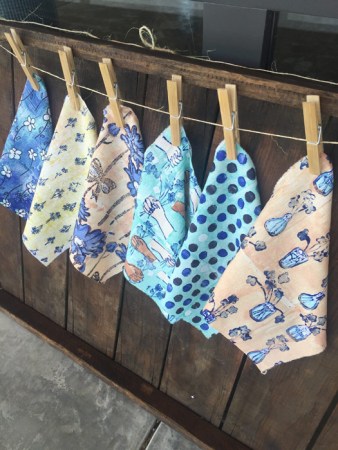 Printed fabrics by Melanie Testa